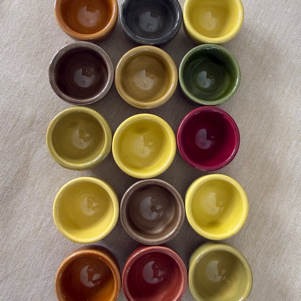 Colorful Ceramic Mini Bowls Set - Picture 4 of 4